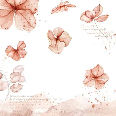 Charlie & Paulchen Design Cardstock Trauer endet nie – Ausschneidebogen Terra