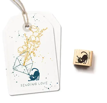 Cats on appletrees Ministempel Friedegunde