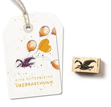 Cats on appletrees Stempel Möwe Klaus