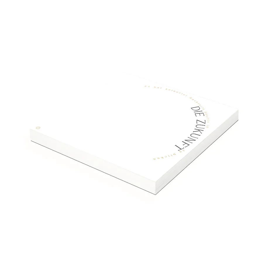 Alexandra Renke Kreativblock 'Positiv in die Zukunft blicken' 15 x 15 cm