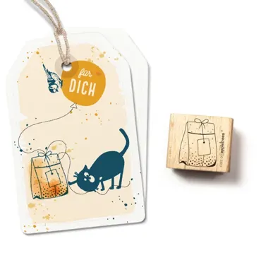Cats on appletrees Stempel Geschenktüte 2