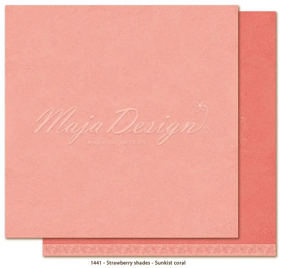 Maja Design - Mono - Strawberry - Sunkist coral