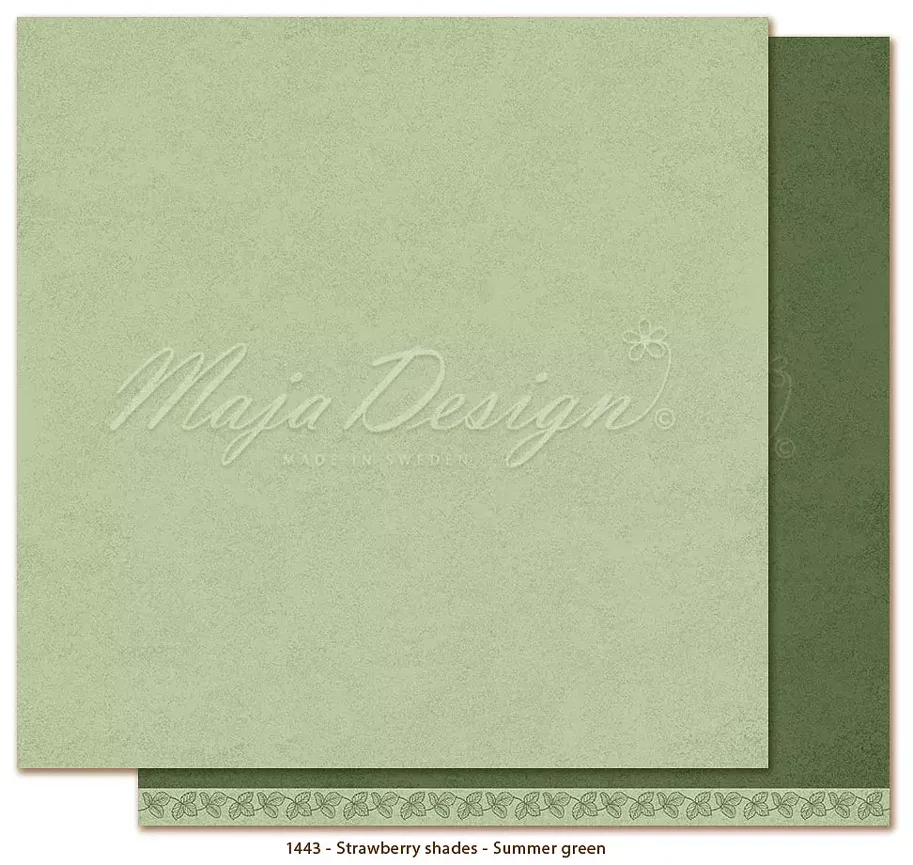 Maja Design - Mono - Strawberry - Summer green