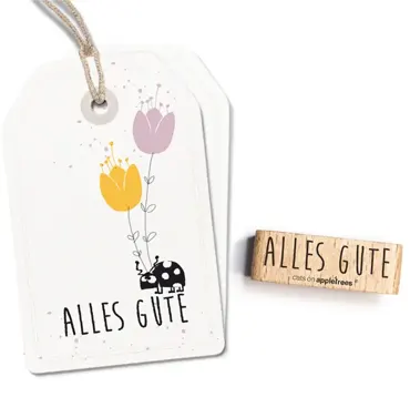 Cats on appletrees Stempel Alles Gute 7