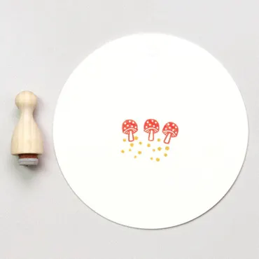 PERLENFISCHER-Stempel | Fliegenpilz mini