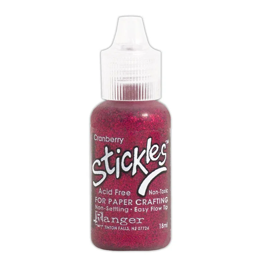 Ranger Stickles Glitter Glue Cranberry 