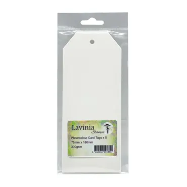 Lavinia Stamps - Watercolour Card Tags - 75mm x 180mm