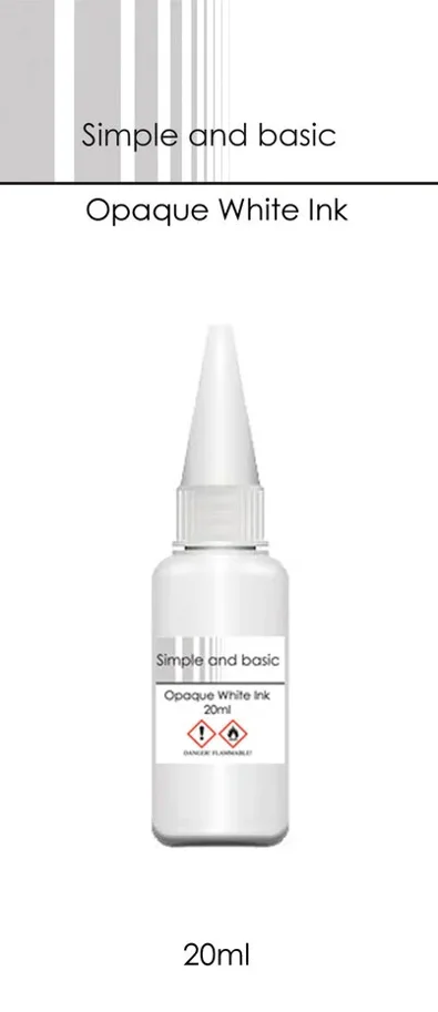 Simple and Basic Opaque White Ink 20ml