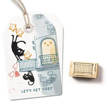 Cats on appletrees Stempel Balkon