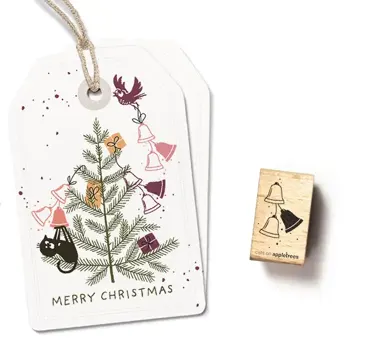 Cats on appletrees Stempel Drei Weihnachtsglöckchen 5