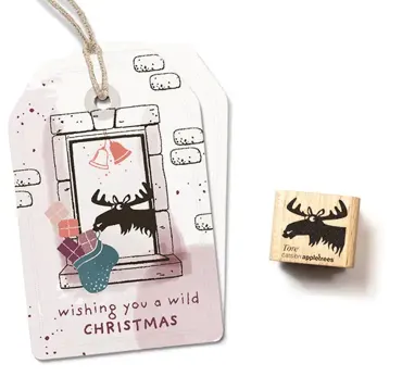 Cats on appletrees Stempel Elch Tore