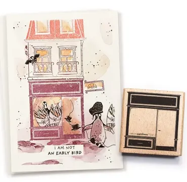 Cats on appletrees Stempel Haus 24 Schaufenster