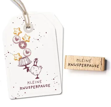 Cats on appletrees Stempel Knusperpause