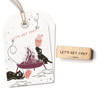 Cats on appletrees Stempel Let's Get Cozy