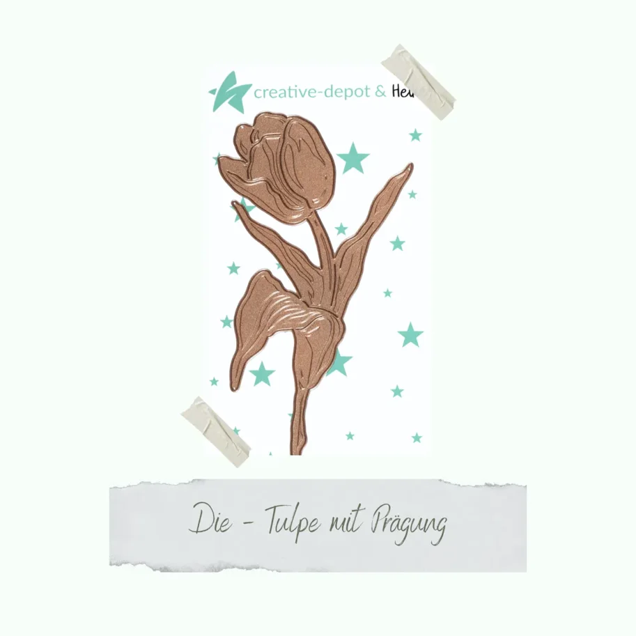 Creative-Depot Die Tulpe mit Prägung