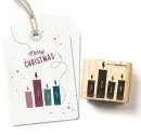Cats on appletrees Stempel Kerzen 4