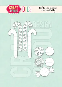 Craft & You Dies "Candy Canes"