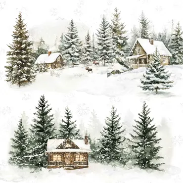 Lilly-Art Designpapier Winter Wonderland