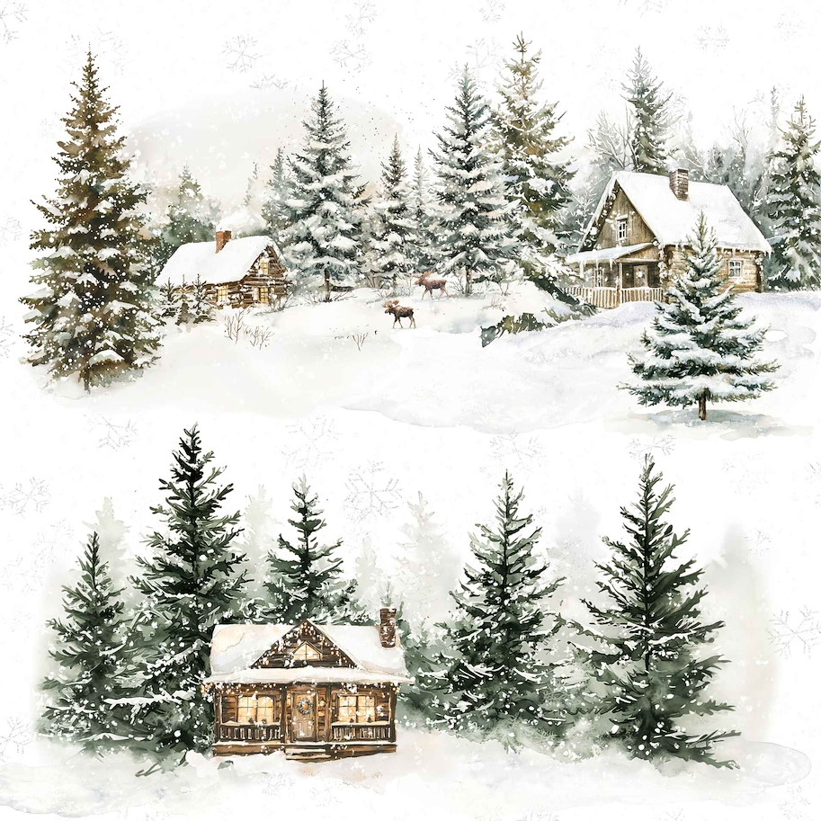 Lilly-Art Designpapier Winter Wonderland