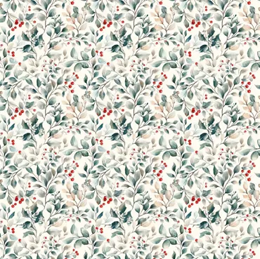 Lilly-Art Designpapier Leaves and Berries