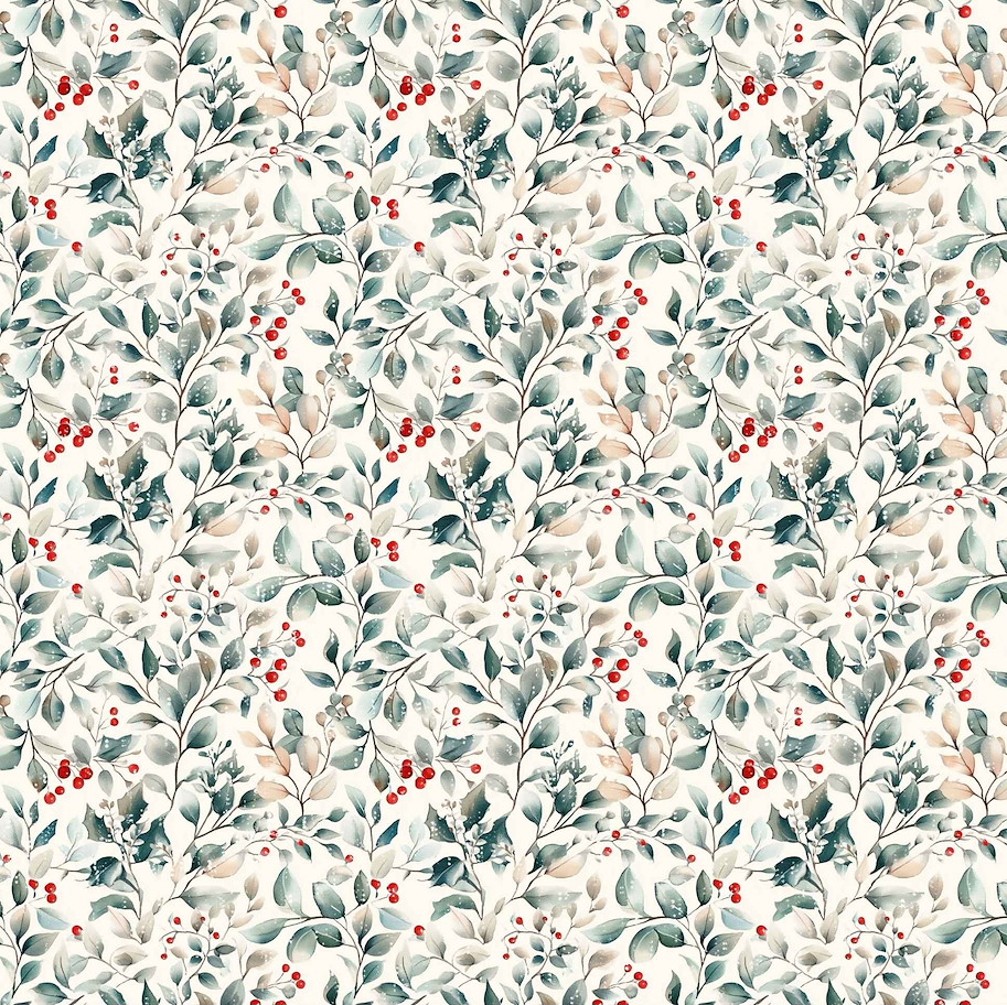 Lilly-Art Designpapier Leaves and Berries