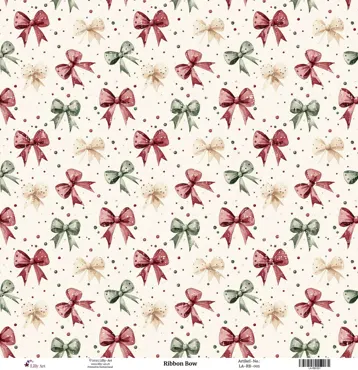 Lilly-Art Designpapier Ribbon Bow