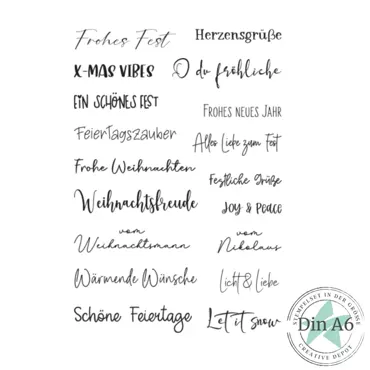 Creative-Depot Stempelset - Feiertagszauber