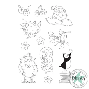 Creative-Depot Stempelset - Weihnachtsaugenblicke