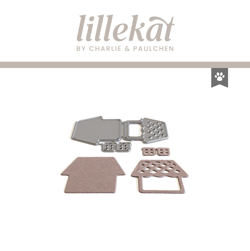 Lillekat by Charlie & Paulchen Stanzformen Lebkuchen mit Zuckerguss – Häuschen 