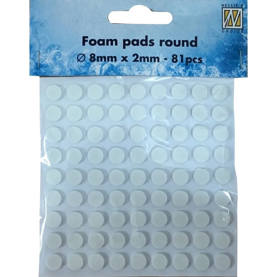 Nellie Snellen Foam Pads Klebepads Ø8mm 81St. 