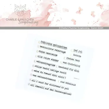Charlie & Paulchen Stempelset Mini-Weihnachtsgrüße