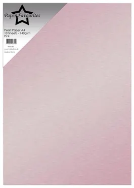 Paper Favourites Pearl Paper "Pink"