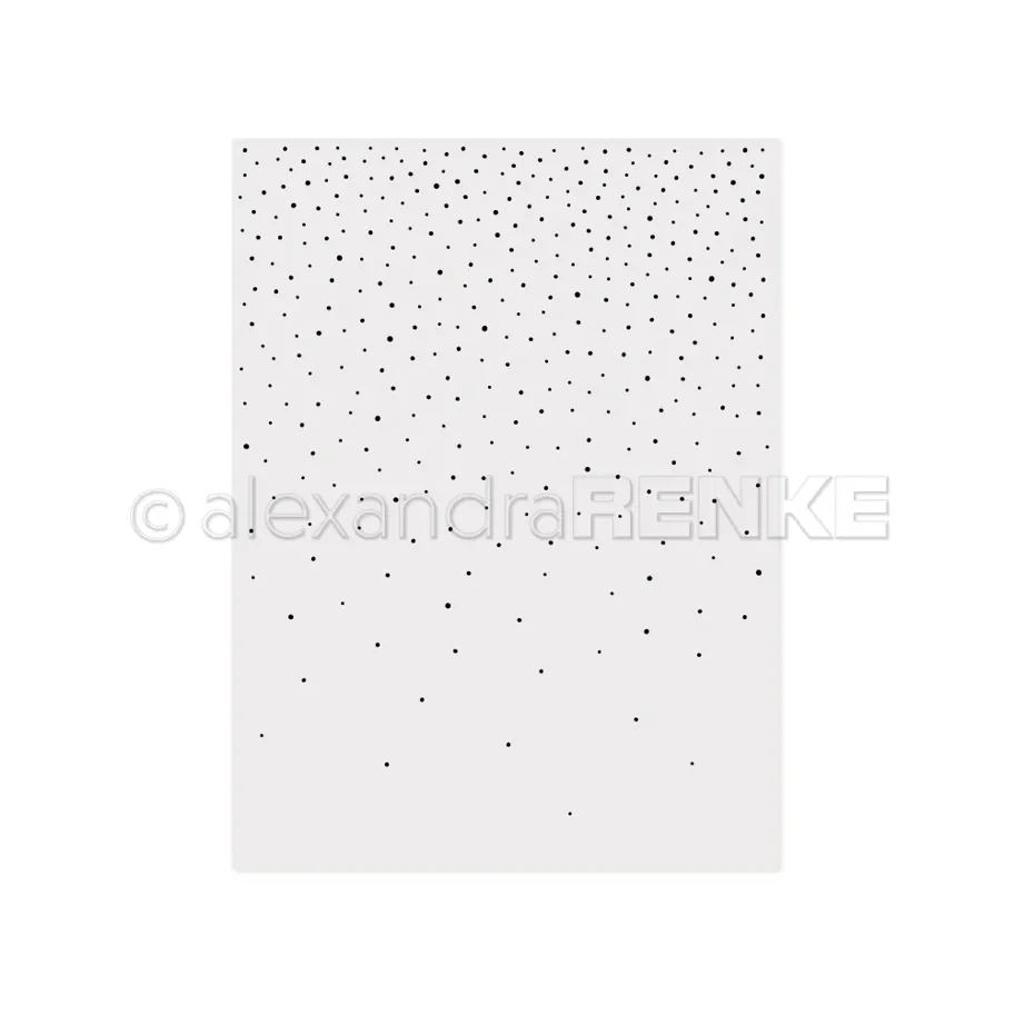 Alexandra Renke Embossing Folder 'Leichter Schneefall' 