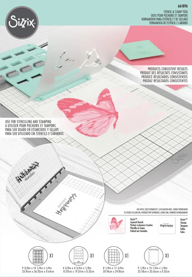 Sizzix Stencil & Stamp Tool 