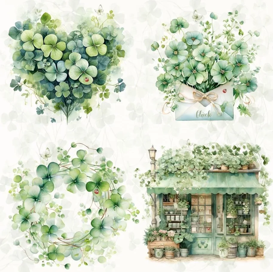 Lilly-Art Designpapier Clover 2