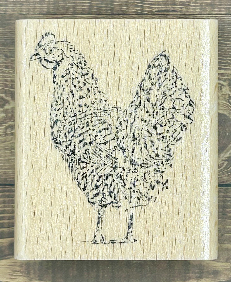 rain4flowers Stempel Huhn