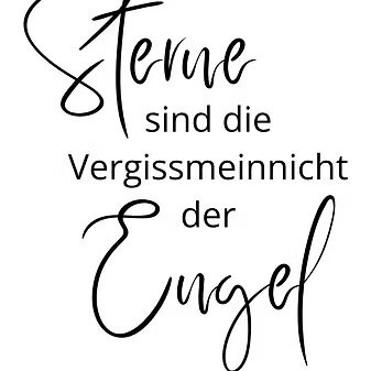 rain4flowers  Stempel "Sterne sind die Vergissmeinnicht..."