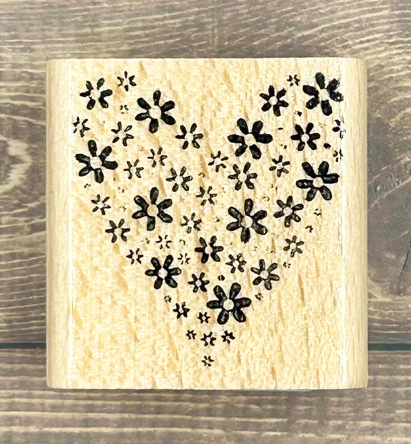 rain4flowers Stempel "Blumenherz"