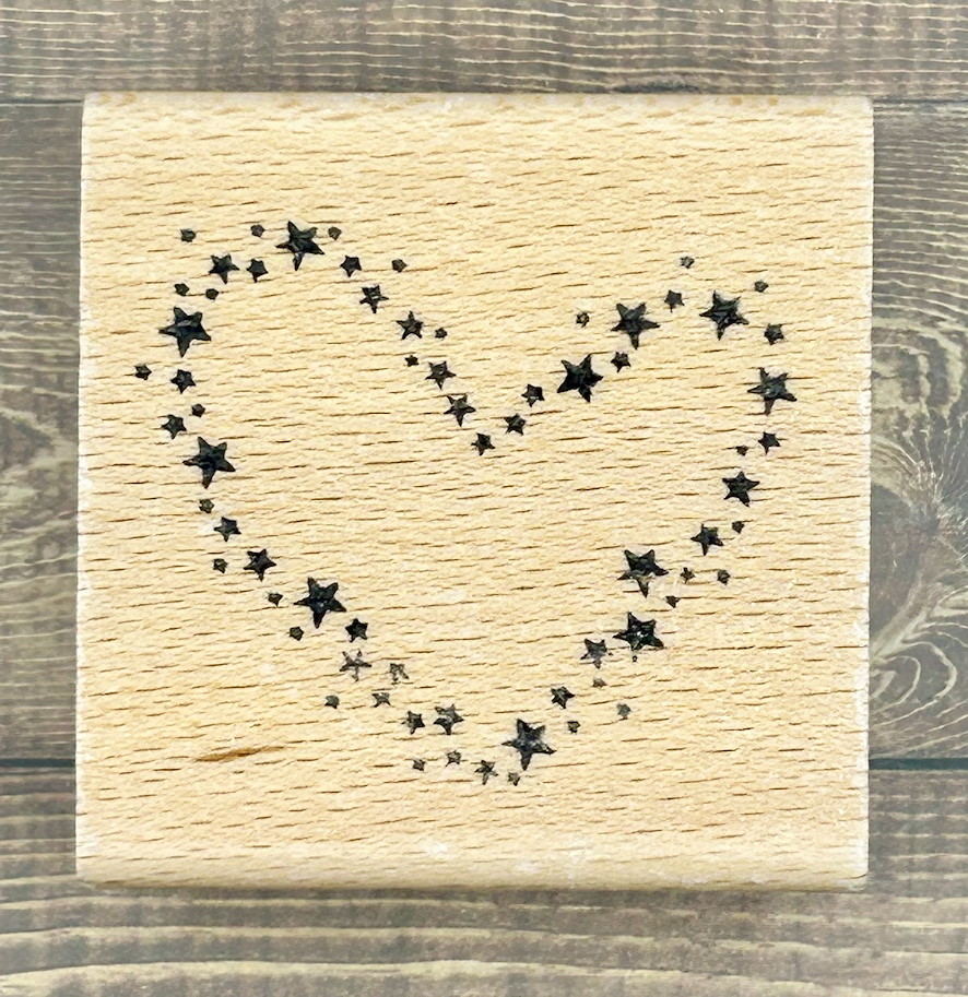 rain4flowers Stempel "Herz aus Sternchen"