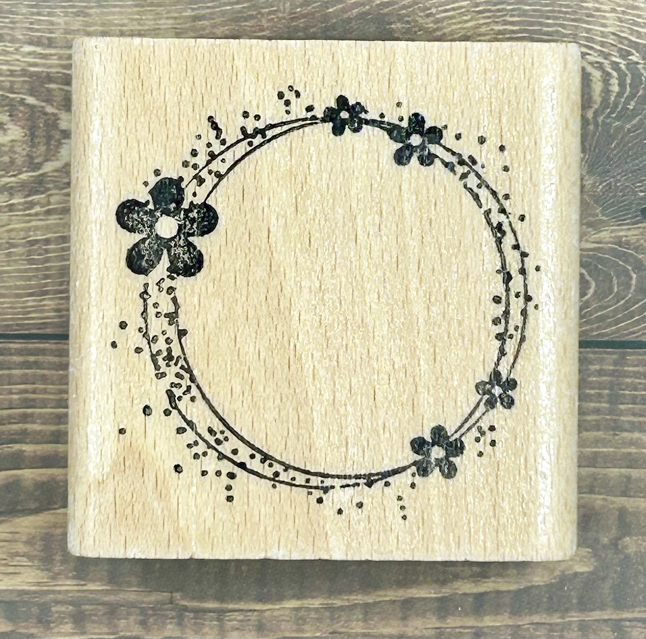 rain4flowers Stempel "Kränzchen mit Blumen"