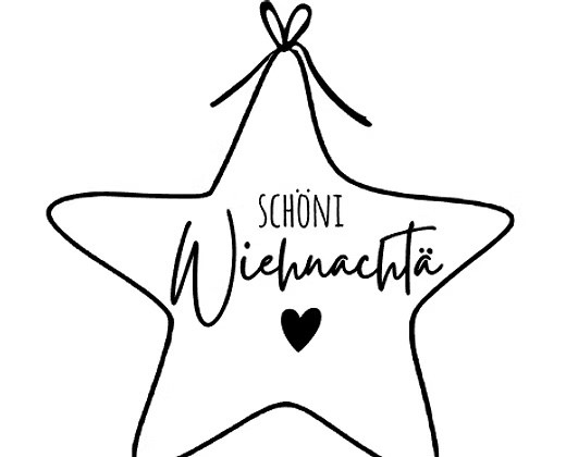 rain4flowers Stempel „Stern Weihnachten“
