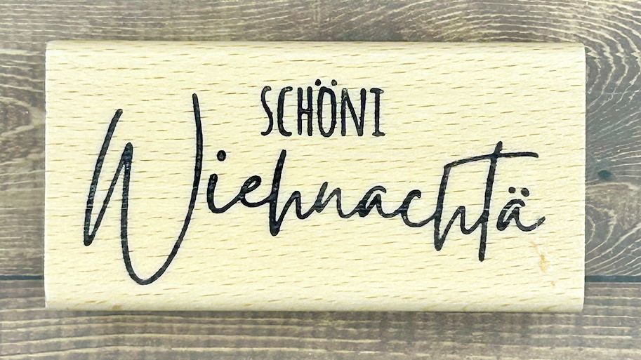 rain4flowers Stempel „schöni Wiehnachtä“