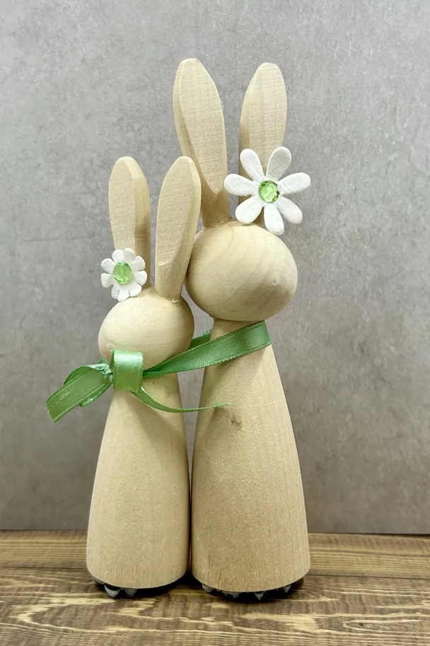 rain4flowers Stempel „Hasenduo“ 