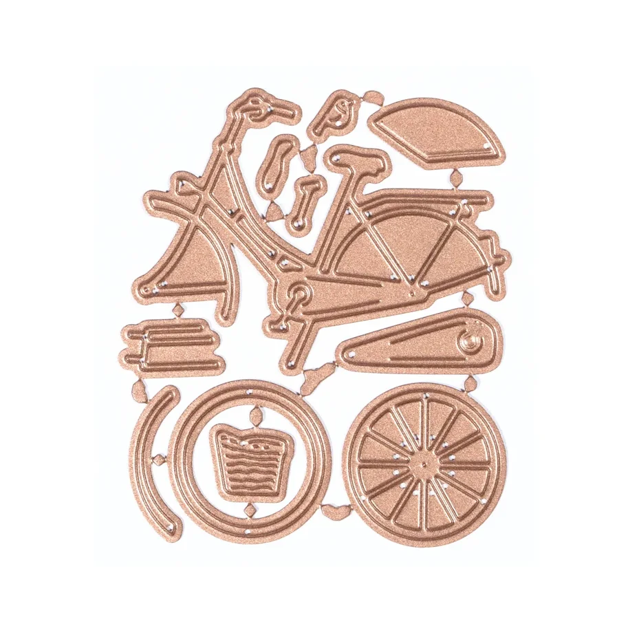 Creative-Depot Die - Fahrrad mit Körbchen