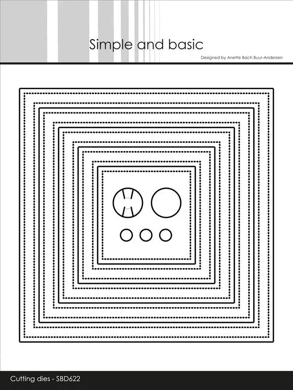Simple and Basic die "Square frames and window"