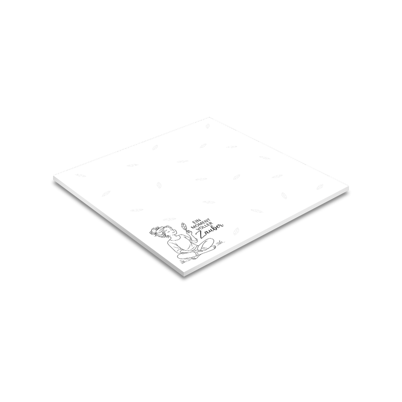 Lilly-Art Notiz-Kreativblock Ein Moment.... 14,8 x 14.8 cm  