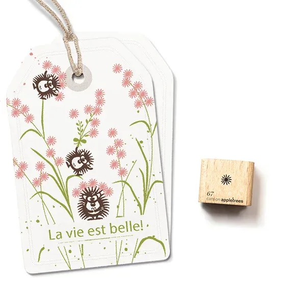 Cats on appletrees Ministempel Blüte 67