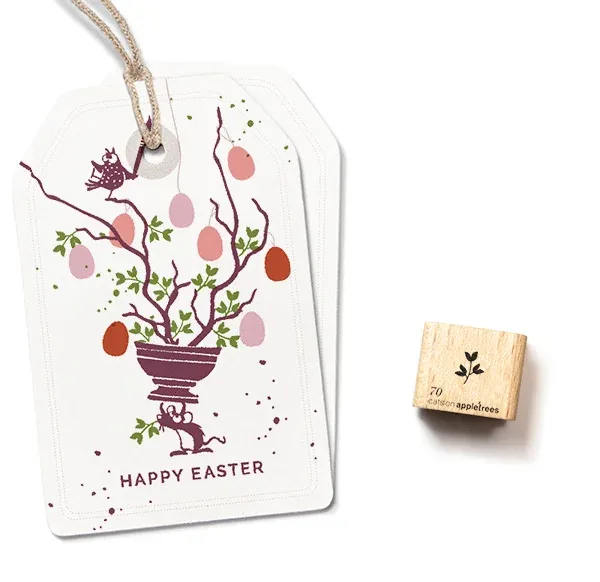 Cats on appletrees Ministempel Blüte 70