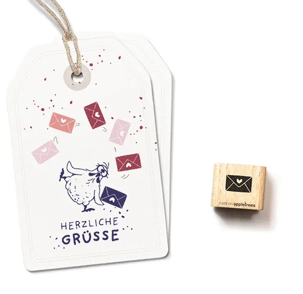 Cats on appletrees Ministempel Brief 3