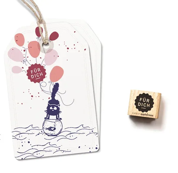 Cats on appletrees Ministempel Für Dich 5
